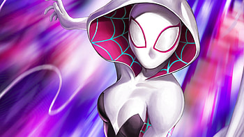 Art Spider Gwen, gwen, gwen-stacy, artwork, artist, digital-art, spiderman-into-the-spider-verse, deviantart HD wallpaper