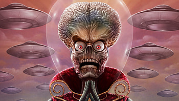 Mars Attacks — Quad : Supreme Brain Invader, movie, mars attacks HD wallpaper