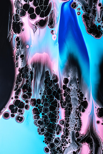Abstract, Macro, Divorces, Paint, Liquid HD phone wallpaper