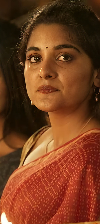 Nivetha Thomas, nose, hair HD phone wallpaper