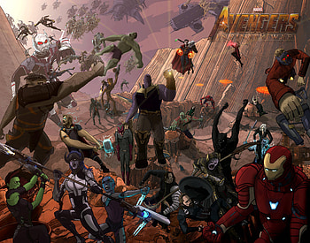 Avengers Infinity War 2018 Artwork, avengers-infinity-war, infinity-war, hulk, thor, hawk-eye, antman, ant-man, wanda-maximoff, winter-solider, vision, falcon, war-machine, spiderman, iron-man, captain-america, doctor-strange, black-widow, black-panther, 2018-movies, avengers, movies, artwork HD wallpaper