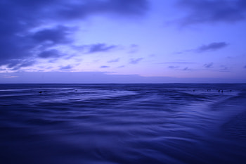 Slik Blue Tone Water Ocean , ocean, water, nature HD wallpaper