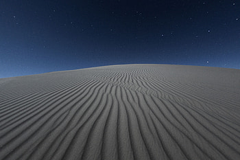 Nature, Night, Sand, Desert, Light, Starry Sky, Wavy, Light Coloured HD wallpaper