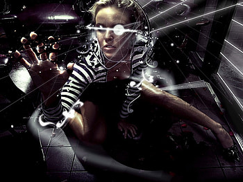 Matrix, black, animated, girl, colour, action, science, broken, glass, female HD wallpaper