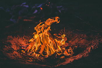 Fire, Bonfire, Flame, Miscellanea, Miscellaneous, Firewood HD wallpaper