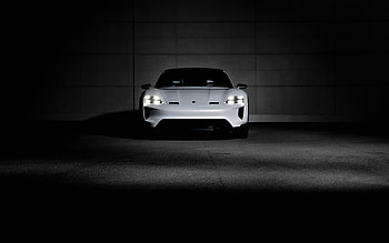 Porsche Mission E Cross Turismo, front, dark, 2018 HD wallpaper