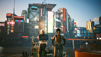 Cyberpunk 2077 - V and Panam, video game, Cyberpunk 2077 HD wallpaper