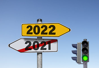 Happy New Year!, card, sign, yellow, new year, 2022 HD wallpaper