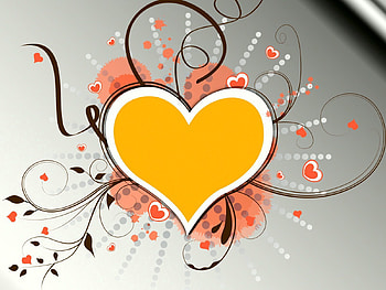 Hearts, Love, Patterns, Colorful, Colourful HD wallpaper