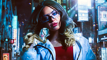 Cyberpunk Girl HD wallpaper