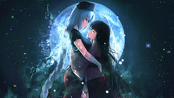 Touhou Project, Hugs HD wallpaper