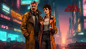 Blade Runner Rachel and Deckard Origami Unicorn, cyberpunk, movie, Blade Runner HD wallpaper