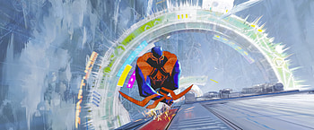 Spider-Man 2099, movie, Spider-Man: Across the Spider-Verse, Miguel O'Hara HD wallpaper