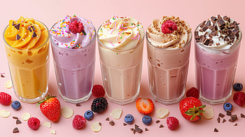 Assorted Milkshake Collection, milkshake HD wallpaper
