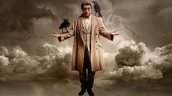 American Gods TV series, Dark fantasy, Atmospheric backdrops, Unique concept HD wallpaper