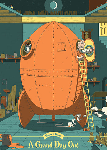 Grand Day Out, Animation, Wallace, Gromit HD phone wallpaper