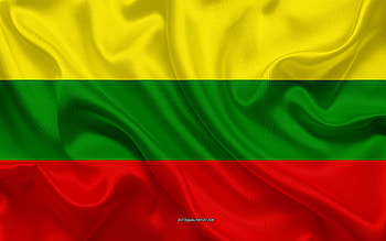 Flag of Ibague, , silk texture, Ibague, Colombian city, Ibague flag, Colombia HD wallpaper