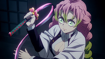 Mitsuri Kanroji, Anime, Demon Slayer: Kimetsu no Yaiba, Mitsuri Kanroji HD wallpaper