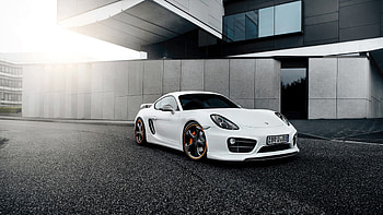 Techart Porsche Cayman 2016, porsche, porsche-cayman, cars, white, racing HD wallpaper