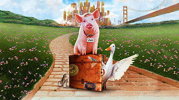 Pig in movies, Babe piggy, Urban adventure, Movie-inspired pig HD wallpaper