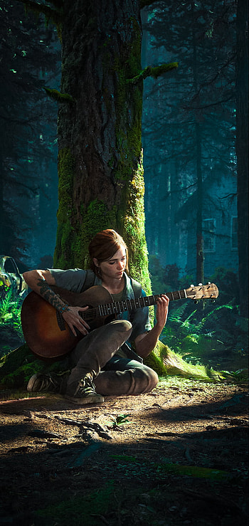 Alone, love, alonegirl, game, music, sadgirl, sad, thelastofus, aloneboy, guitar HD phone wallpaper