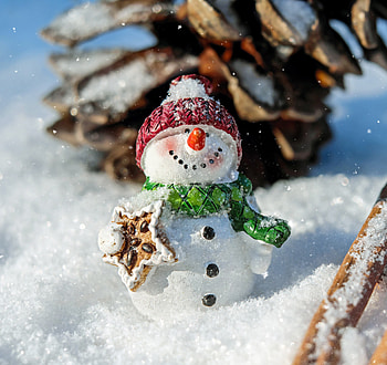 Winter, snowman, funny, holiday, Christmas HD wallpaper