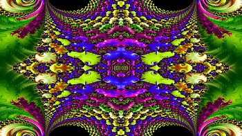 Trippy Psychedelic Fractal, trippy, psychedelic, aesthetic, pattern, Abstract, fractal HD wallpaper
