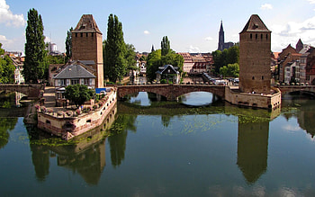 Strasbourg, France, France, bridge, Strasbourg, town HD wallpaper