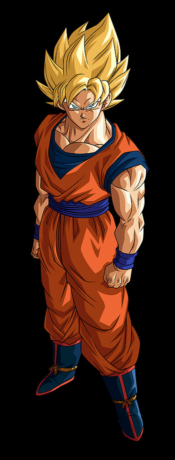 Goku, finger, standing HD phone wallpaper