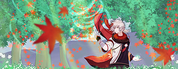 Kazuha with the winds, Kaedehara Kazuha (Genshin Impact), Anime HD wallpaper