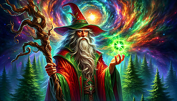 Mystical Wizard, Gandalf, wizard, magic, fantasy, cosmos HD wallpaper