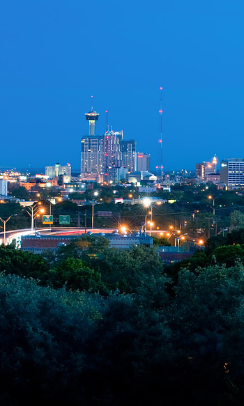 San Antonio Skyline, , San Antonio, Picseriocom HD phone wallpaper
