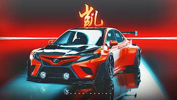 Toyota design , High-resolution art, Creative expression, Visual craftsmanship HD wallpaper