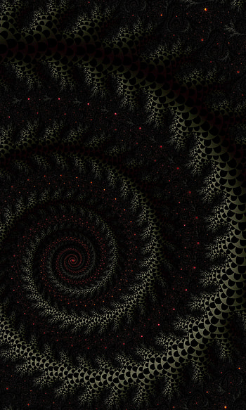 Abstract, Dark, Fractal, Spiral, Swirling, Involute HD phone wallpaper