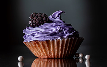 Cupcake, Dessert, Sweet, Blueberry HD wallpaper