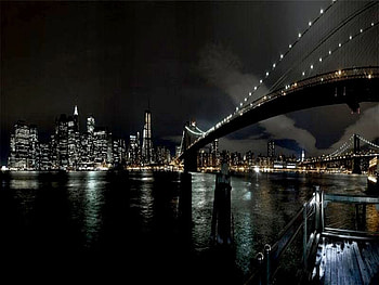 NEW YORK, night, big, city, lights HD wallpaper