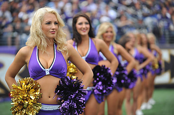 Baltimore Ravens, Cheerleaders HD wallpaper