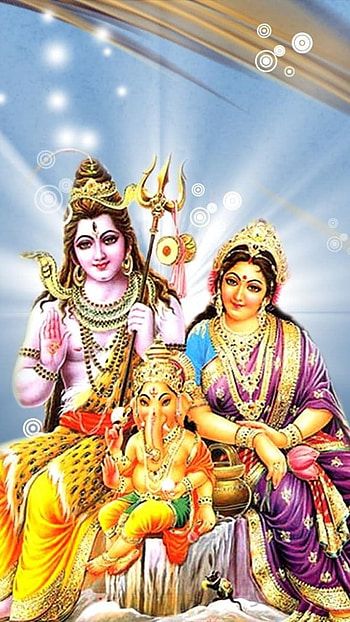 Sivan Parvathi, Lord Ganesh HD phone wallpaper