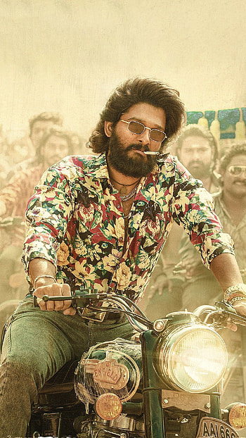 Allu Arjun, pushpa, bullet, smoking HD phone wallpaper