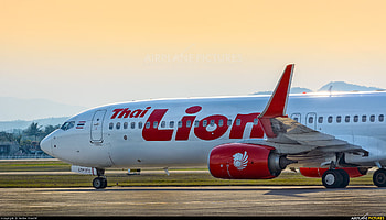 Lion Air, HS-LTV, Thai Lion Air, Chiang Mai HD wallpaper