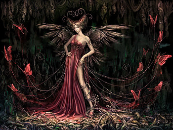Fantasy woman, abstract, fantasy, girl, people, woman HD wallpaper