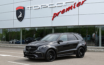2022, Mercedes-Benz GLE-Class, , front view, exterior, black GLE-Class, GLE tuning, Topcar, German cars, Mercedes-Benz HD wallpaper