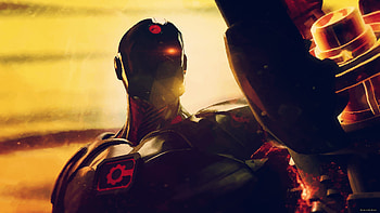 Cyborg Dc Comics Justice League, cyborg, dc-comics, artwork, artist, deviantart HD wallpaper