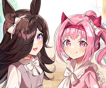 Uma Musume: Pretty Derby, Haru Urara, Rice Shower, Anime HD wallpaper
