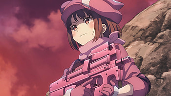 LLENN — Gun Gale Online : Pink Prowler, Anime, Sword Art Online Alternative: Gun Gale Online, LLENN (Sword Art Online) HD wallpaper