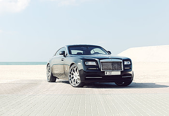 Black, Rolls-Royce, luxury car HD wallpaper