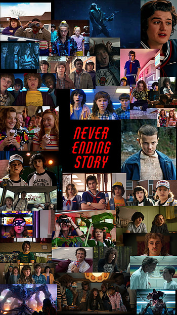 Stranger Things, S3, S4, Never, Ending, Story, S1, S2 HD phone wallpaper