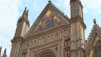 Orvieto, Travels, Catrale d'Orvieto, Italy HD wallpaper