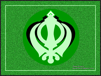 KHANDA, abstract, , sikhism, khalsa HD wallpaper