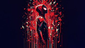 Miles Morales Vibrant Vigilante, spiderman, miles-morales, superheroes, artwork, digital-art HD wallpaper
